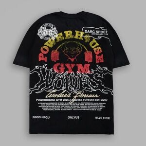 Darc Sport x POWERHOUSE Hesh Premium Tee black S